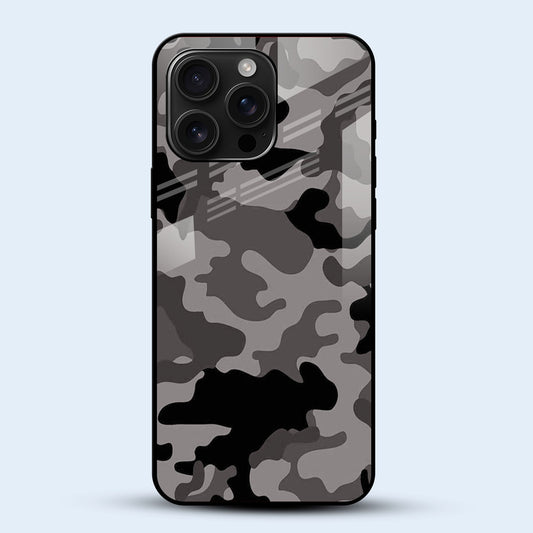 Gray Camo Mobile Back Cover Main Image