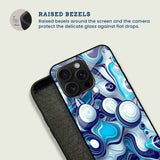3D Abstract Waves Mobile Back Cover Bezel Image