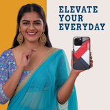 3 Color Art Mobile Back Cover Woman Image