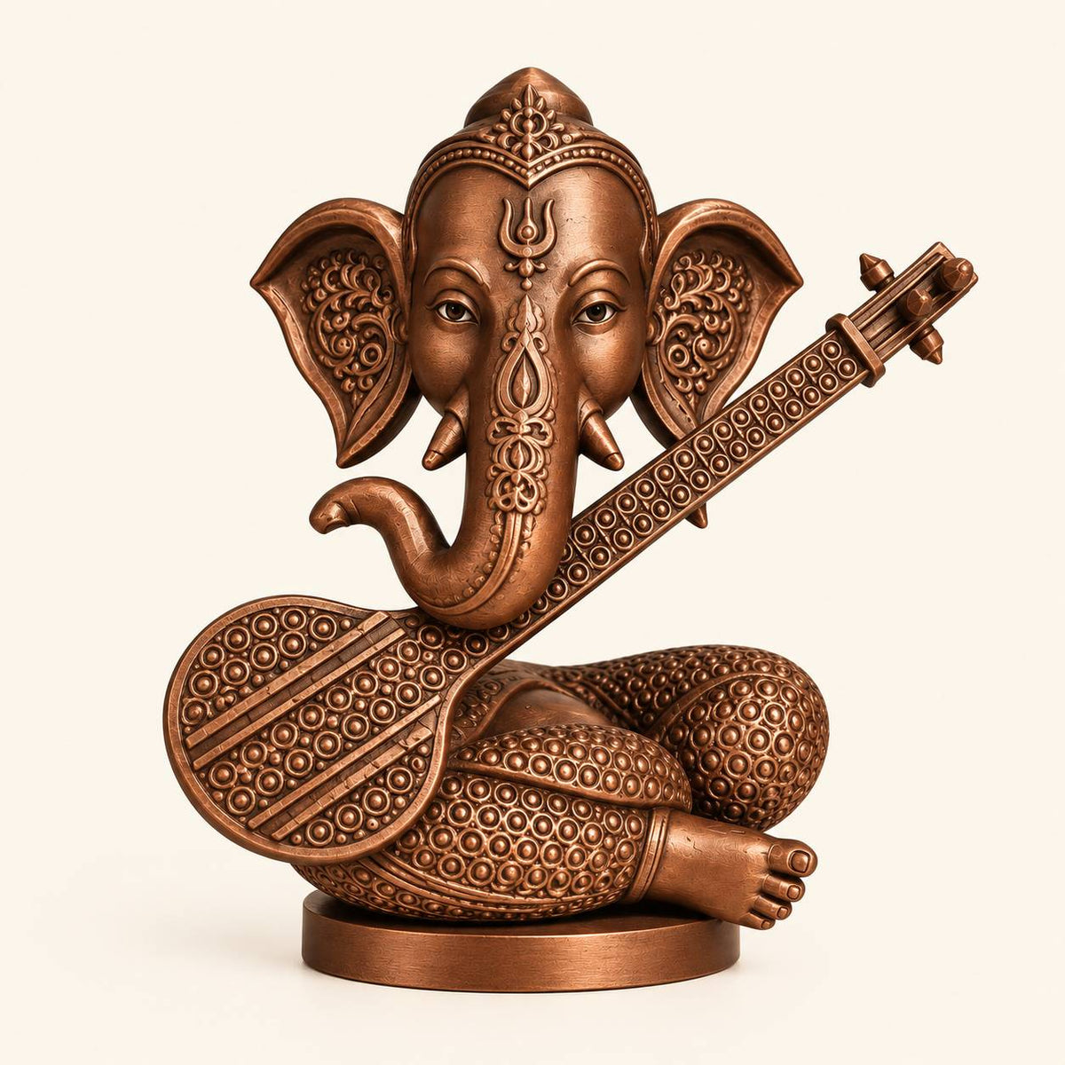 Ganesh with Veena | 3D Printed Idol