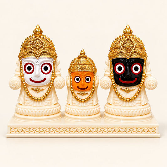 Jagannath, Balabhadra & Subhadra | 3D Printed Idol Set