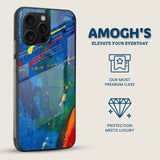 Abstract Paint Mobile Back Cover Side Image