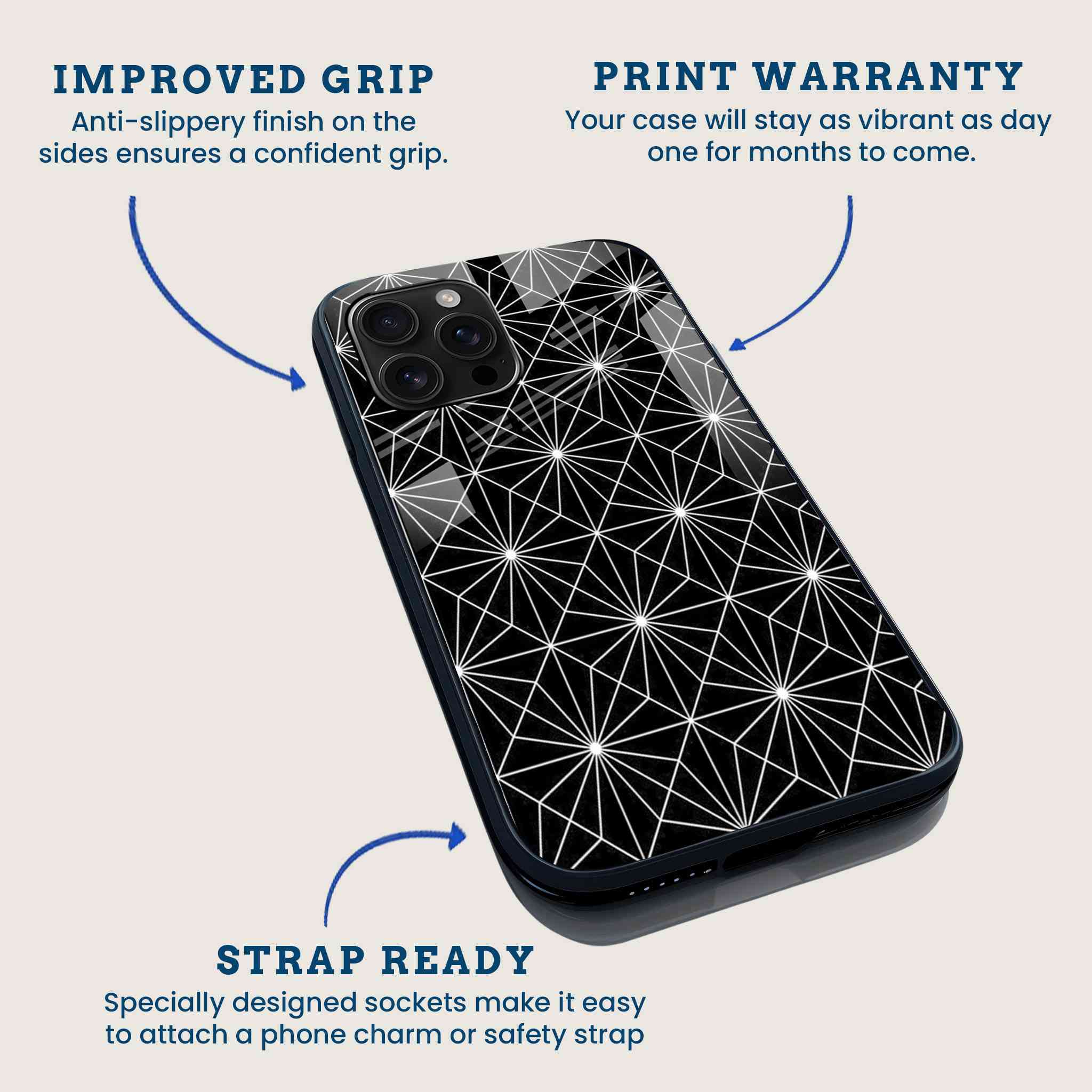Abstract Star Mobile Back Cover Feature Image