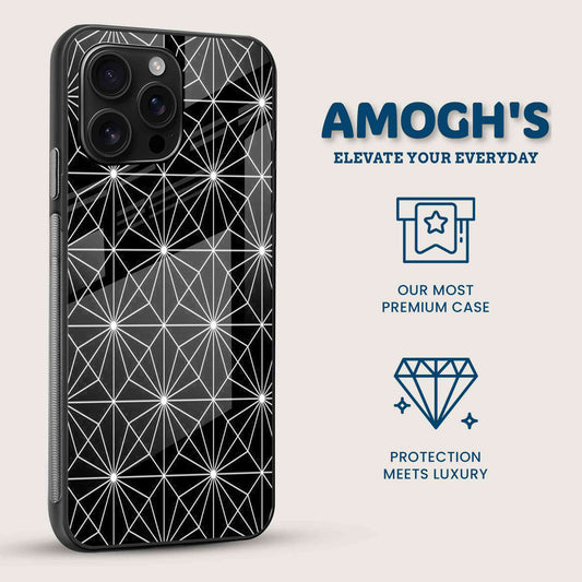 Abstract Star Mobile Back Cover Side Image