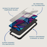 Abstract Triangles Mobile Back Cover Layer Image