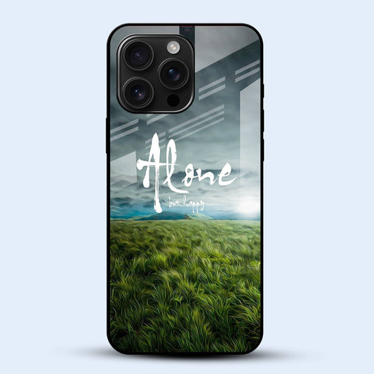Alone But Happy Mobile Back Cover Main Image