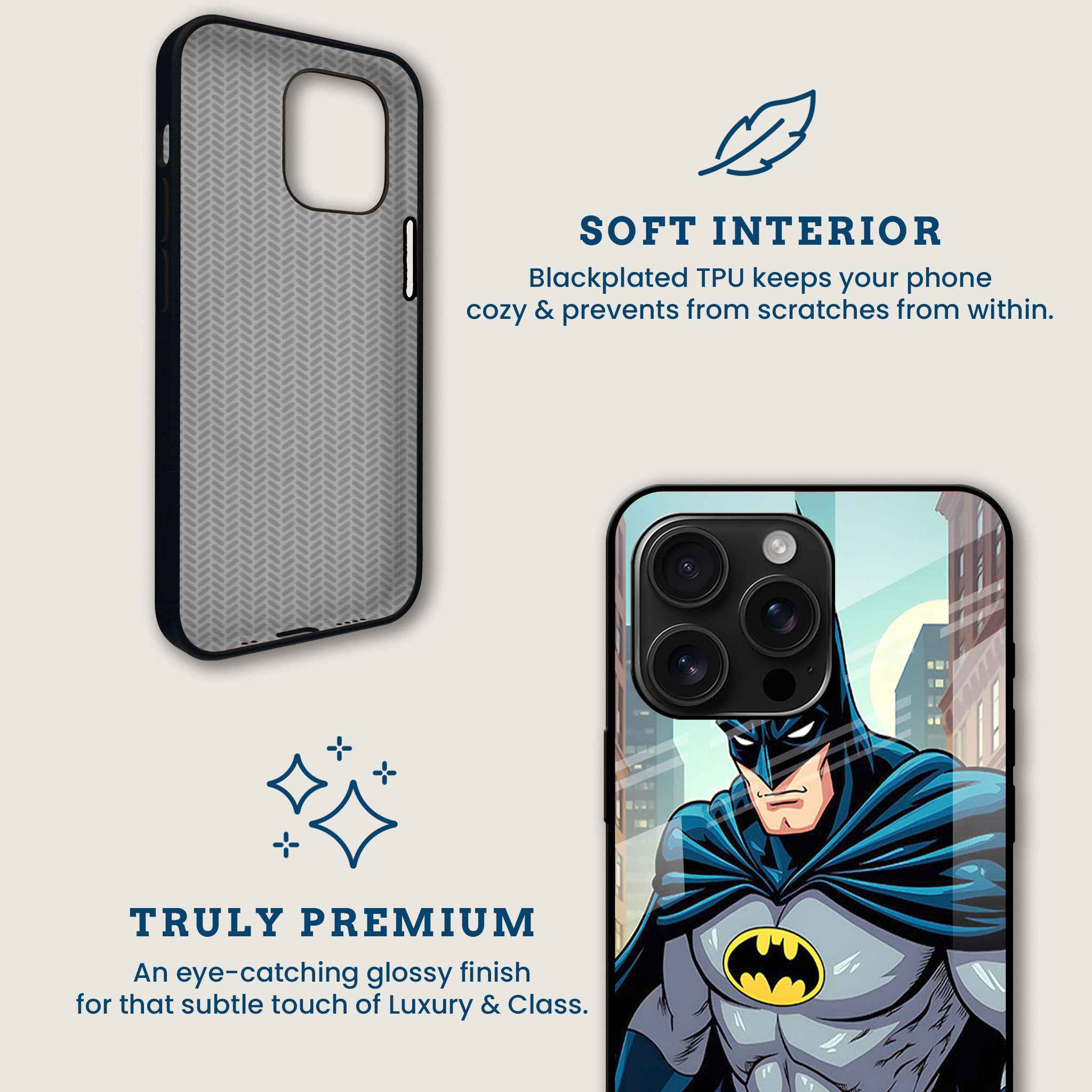 Angry Batman Mobile Back Cover Brand Image