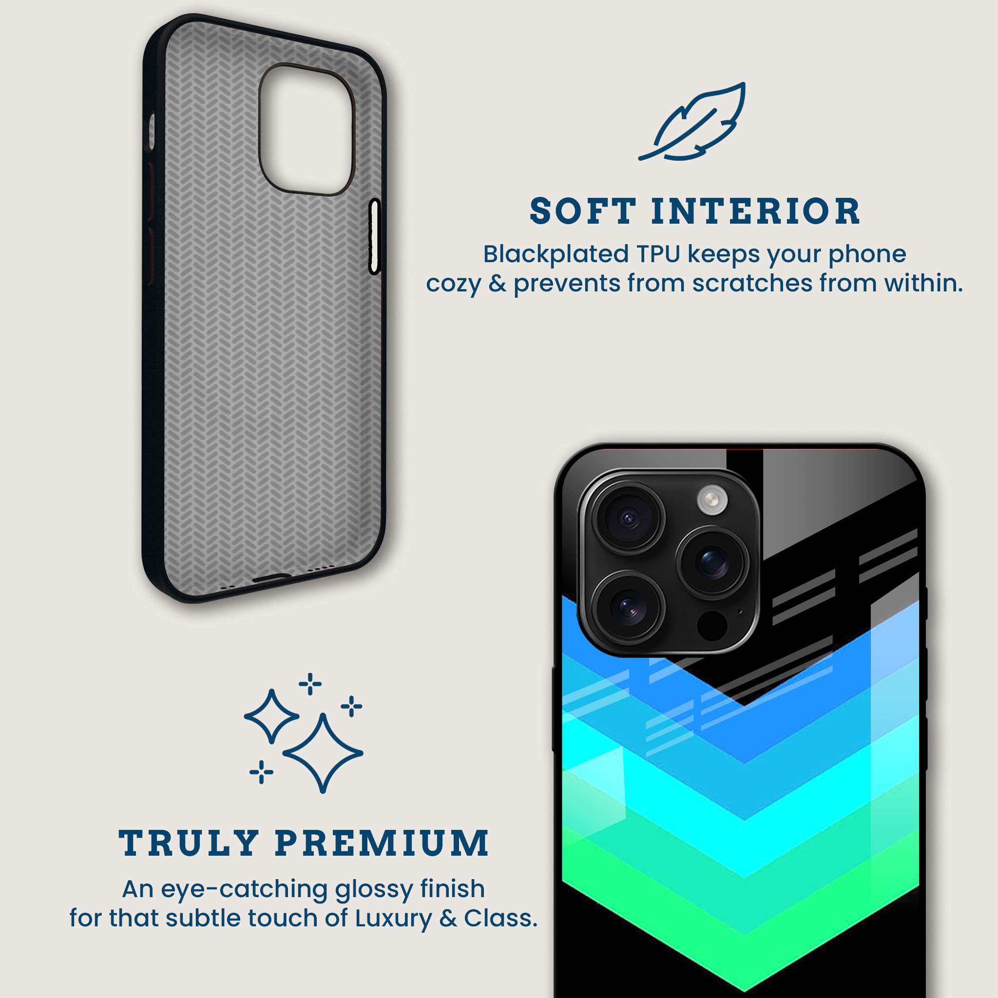 Aqua Edge Mobile Back Cover Brand Image