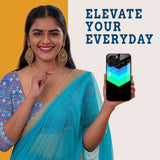 Aqua Edge Mobile Back Cover Woman Image
