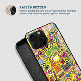 Artsy Doodle Mania Mobile Back Cover Bezel Image