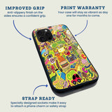 Artsy Doodle Mania Mobile Back Cover Feature Image
