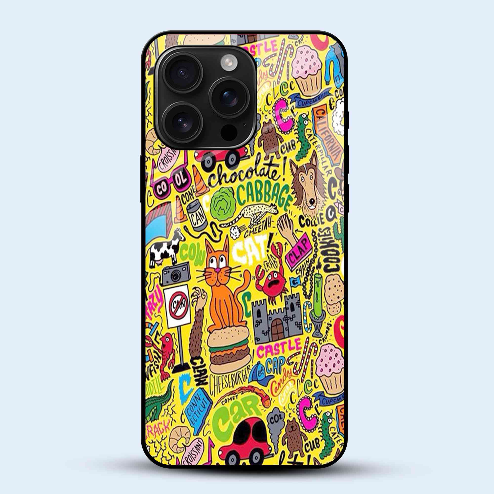Artsy Doodle Mania Mobile Back Cover Main Image