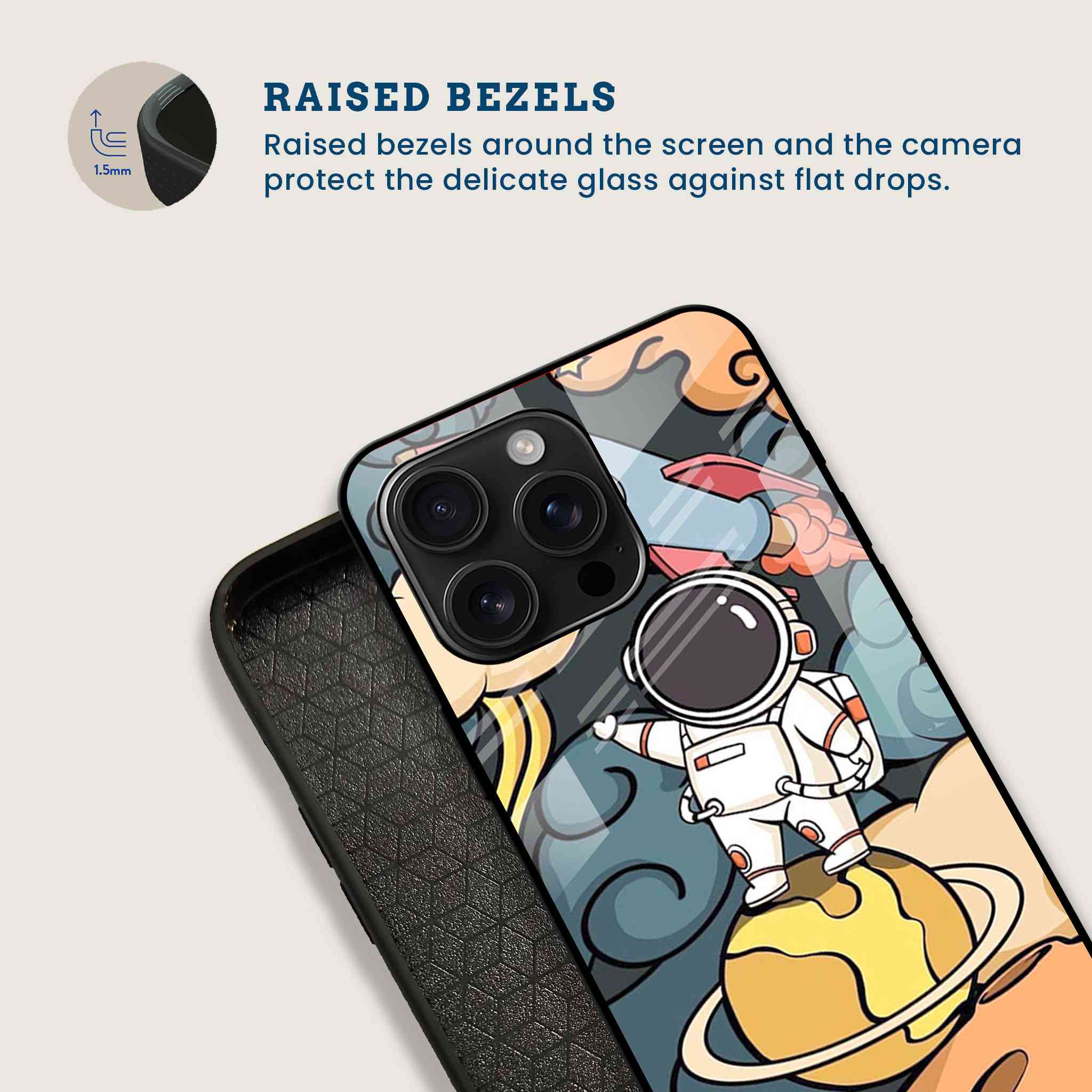 Astro Toon Mobile Back Cover Bezel Image