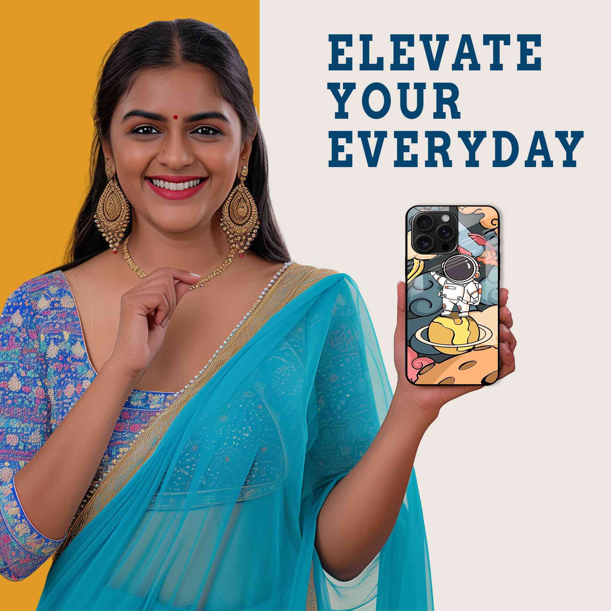 Astro Toon Mobile Back Cover Woman Image