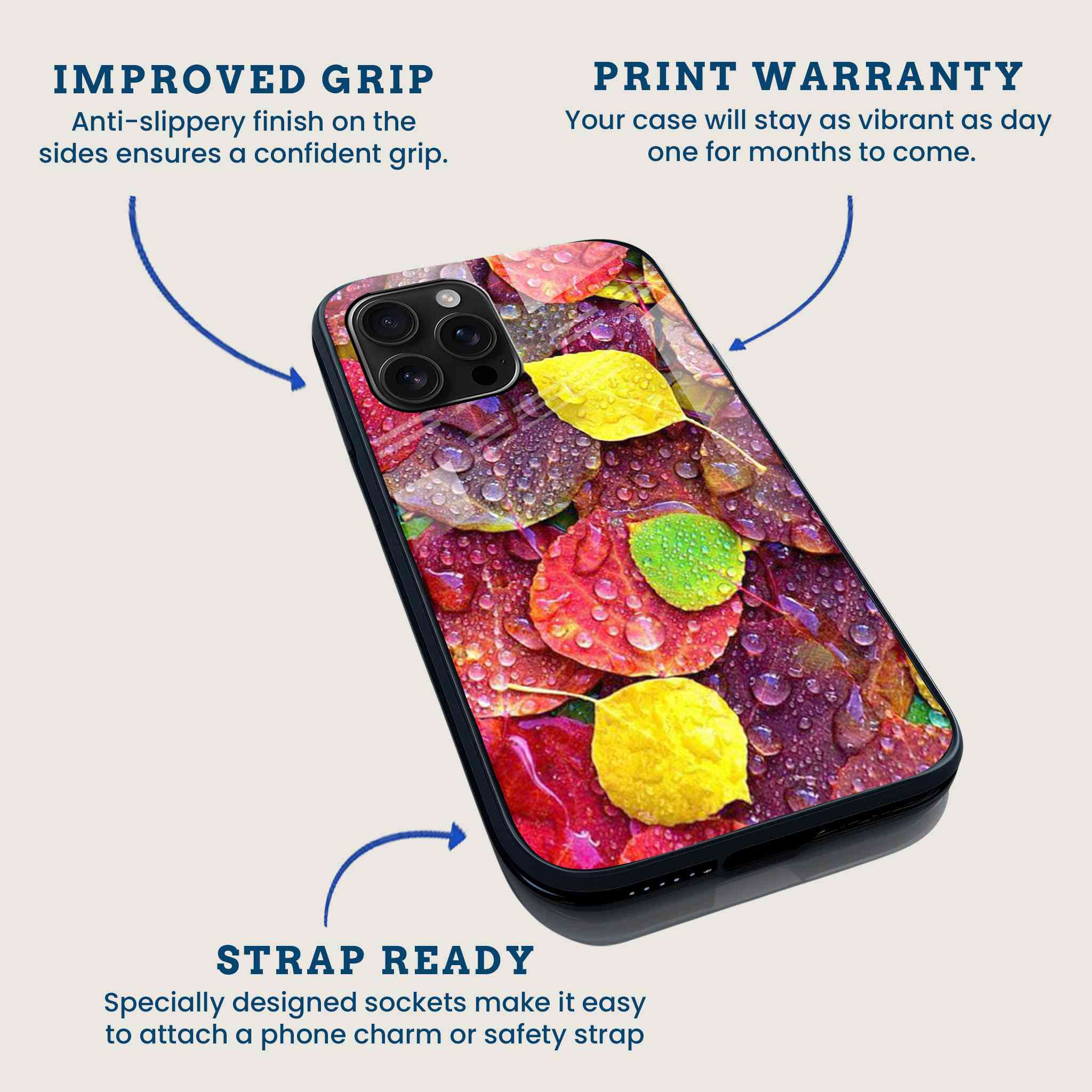 Autumn Drops Mobile Back Cover Feature Image