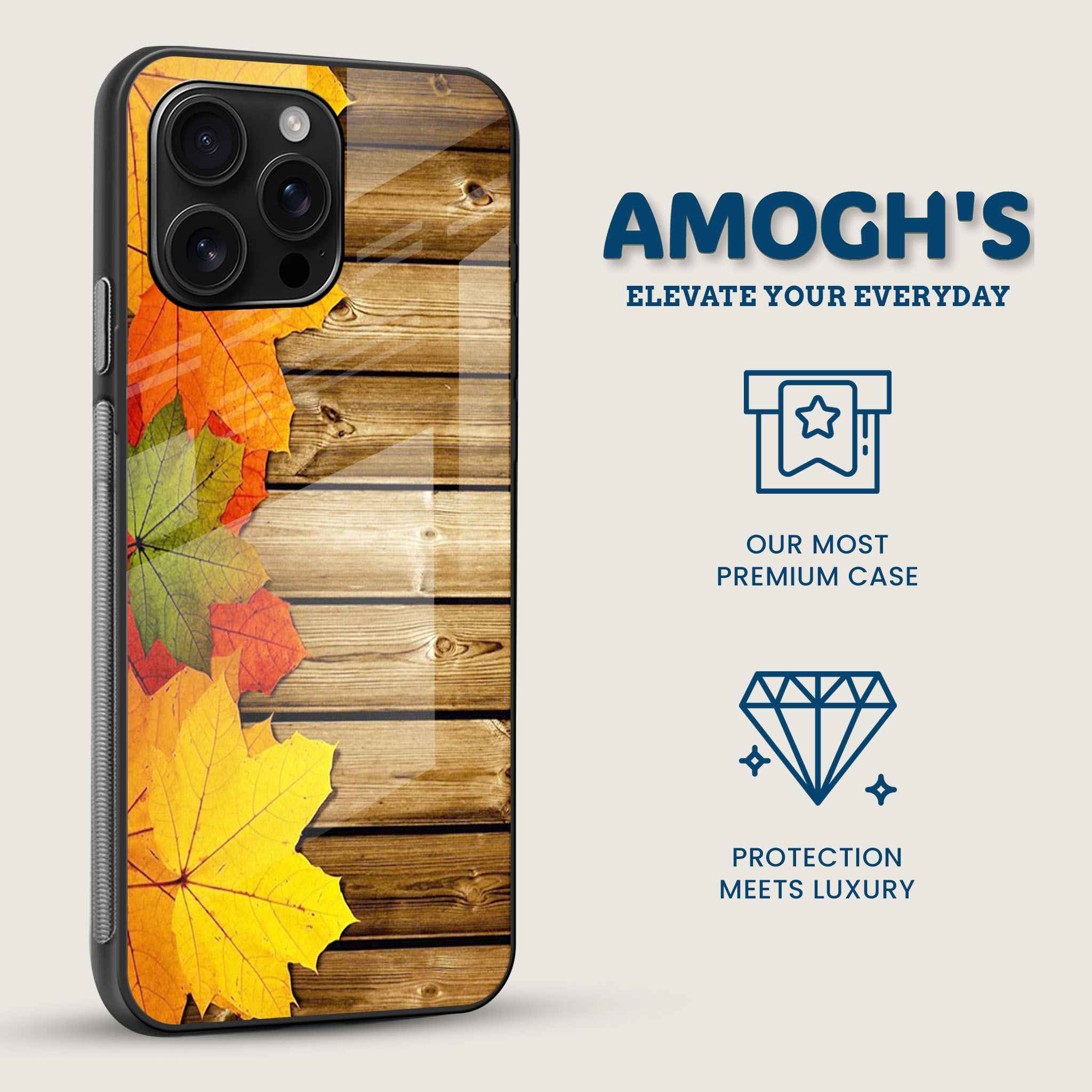 Autumn Leaves Mobile Back Cover Side Image