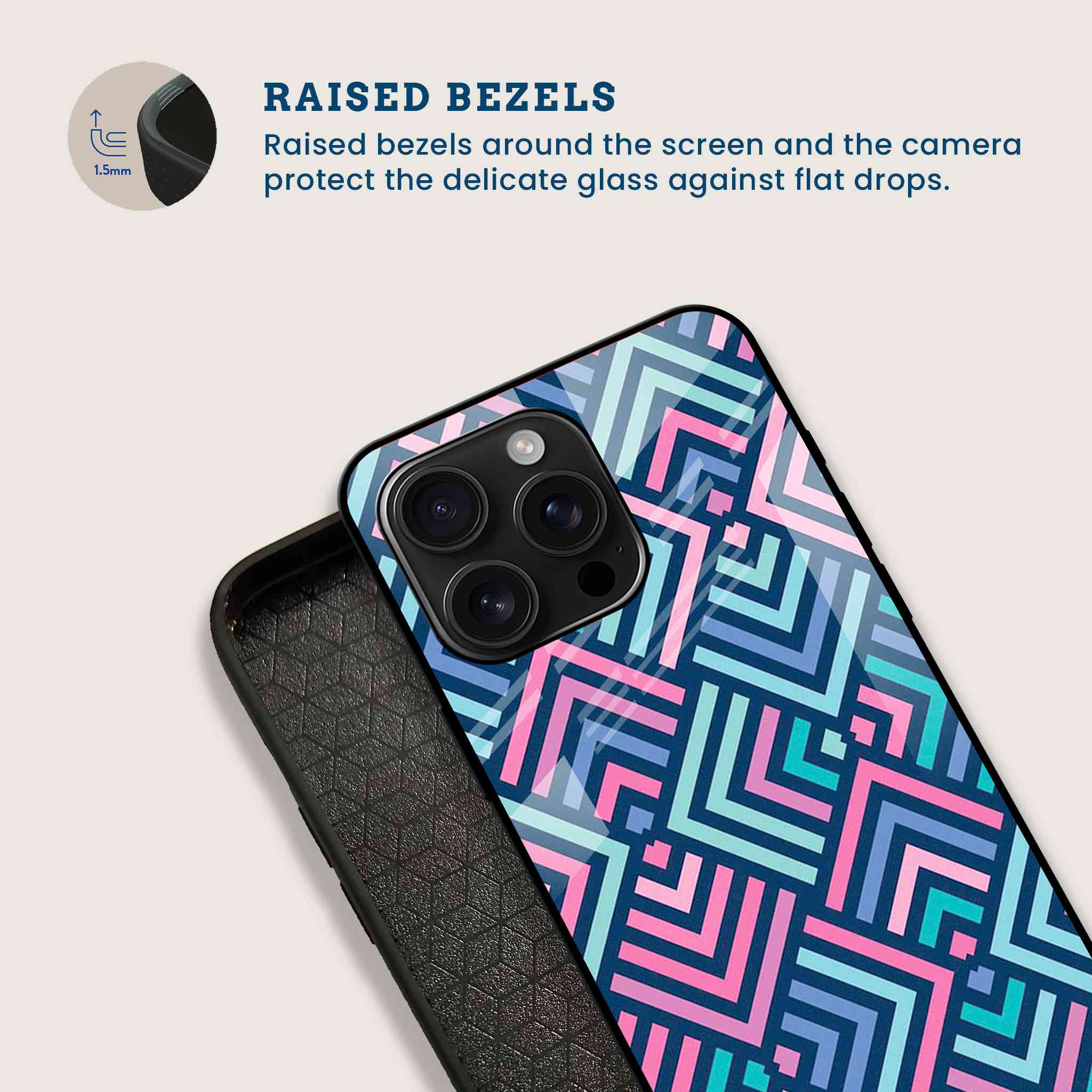 Aztec Arrow Mobile Back Cover Bezel Image
