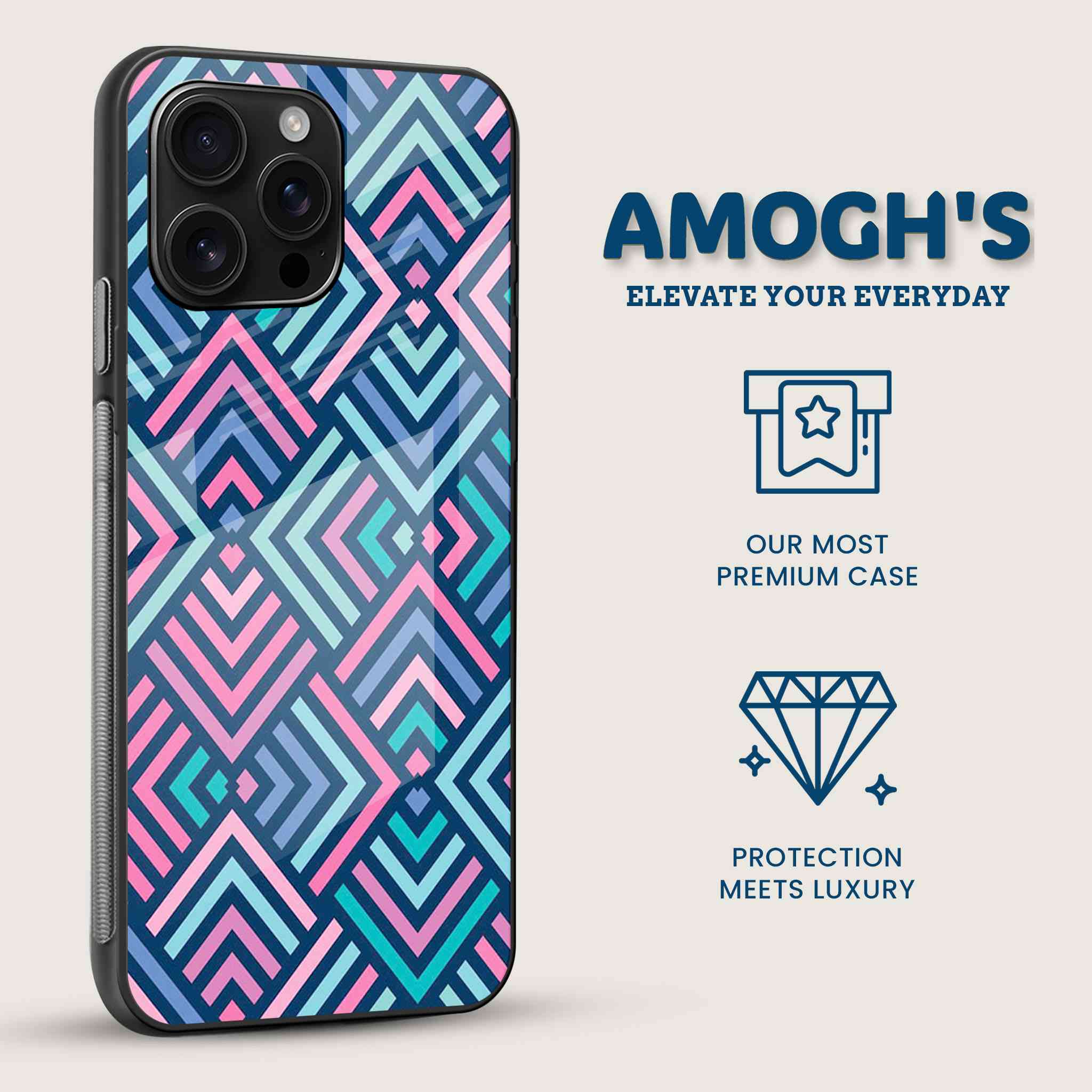 Aztec Arrow Mobile Back Cover Side Image