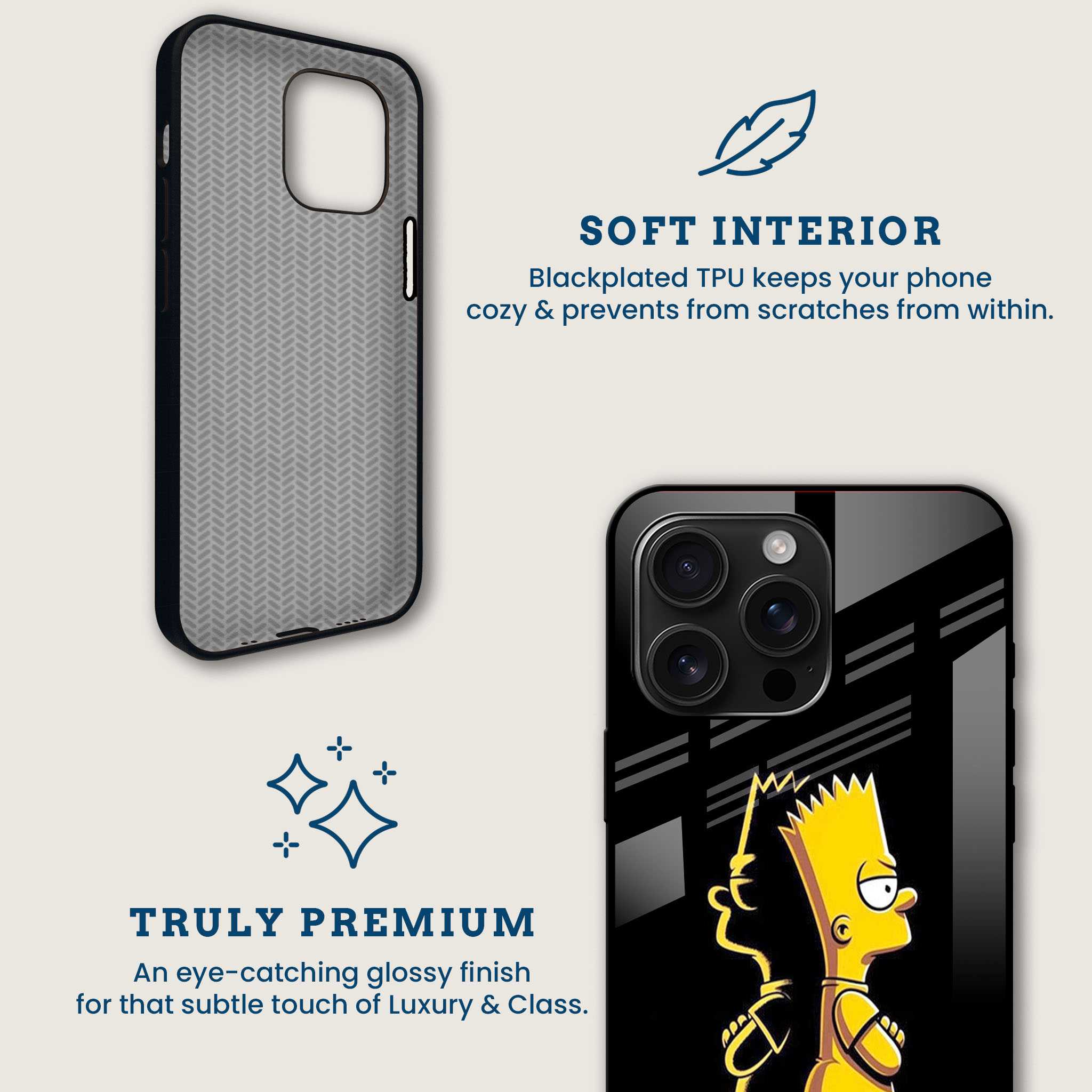 Amoghs Bart Simpsons Mobile Back Cover Case Amoghs Bart Simpsons Mobile Back Cover Case