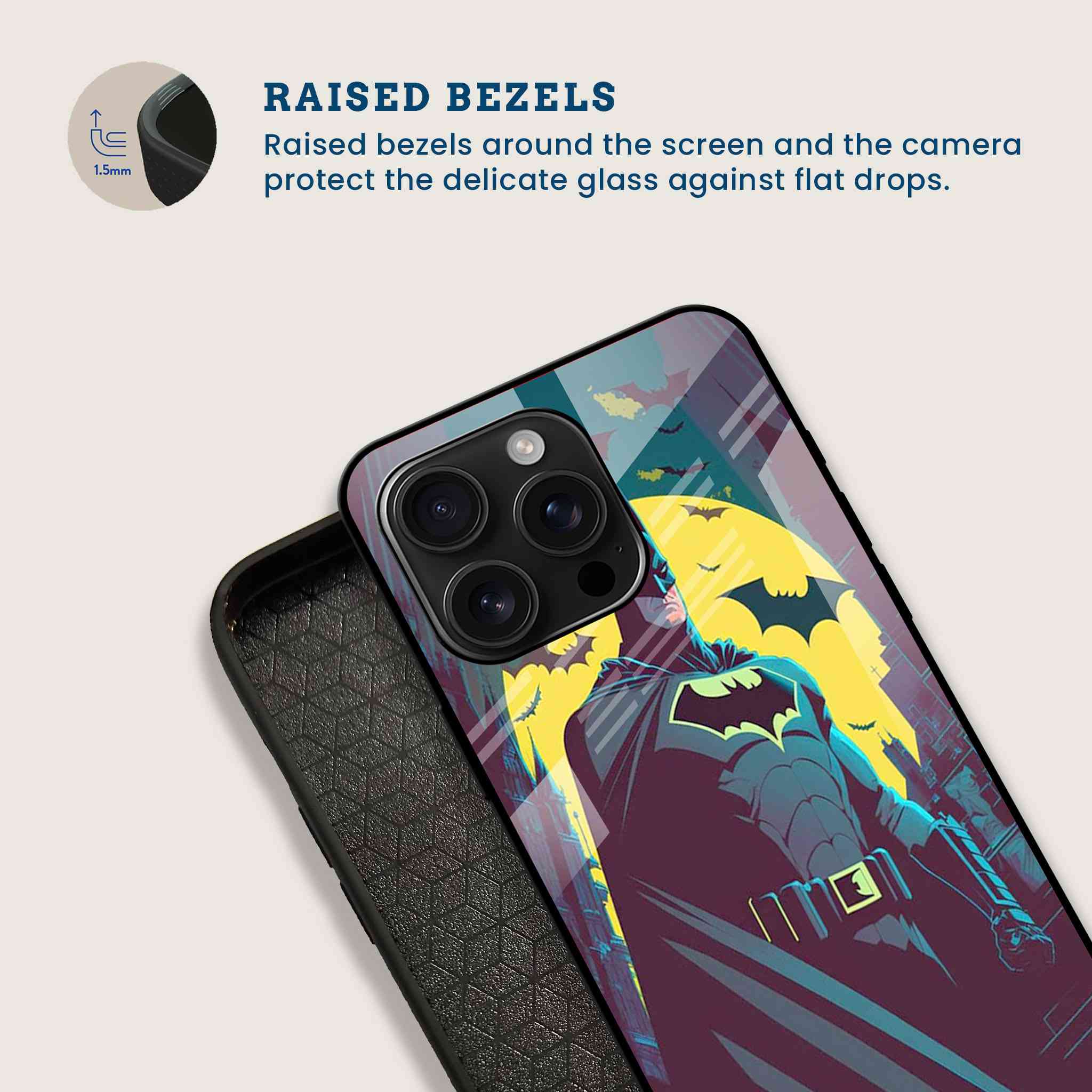 Batman Returns Mobile Back Cover Bezel Image