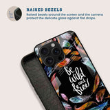 Be Wild And Free Mobile Back Cover Bezel Image