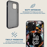 Be Wild And Free Mobile Back Cover Brand Image