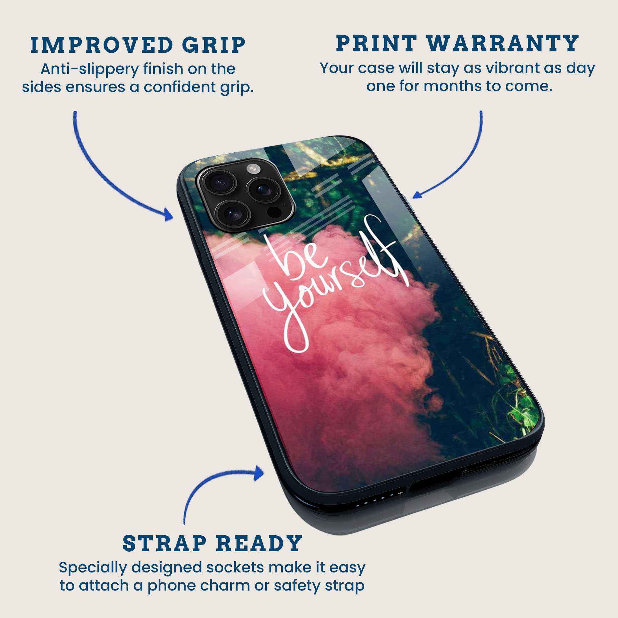 Be Yourself Mobile Back Cover Feature Image