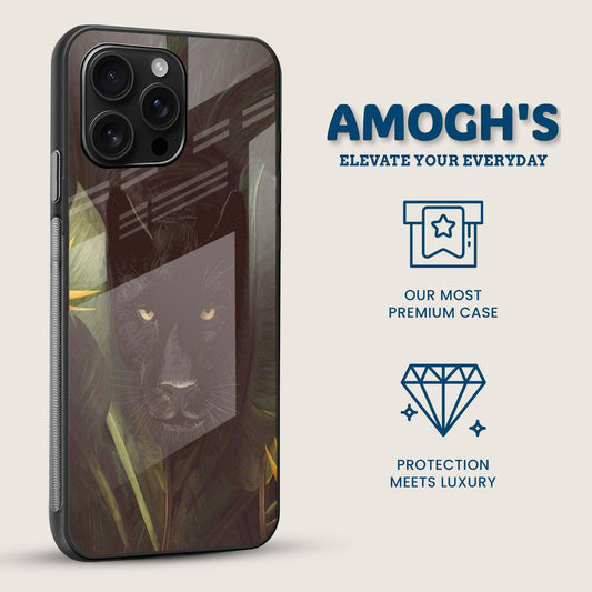 Black Panther Mobile Back Cover Side Image