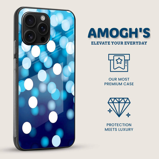 Blue Bokeh Sky Mobile Back Cover Side Image