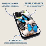 Blue Butterflies Mobile Back Cover Feature Image