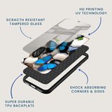 Blue Butterflies Mobile Back Cover Layer Image