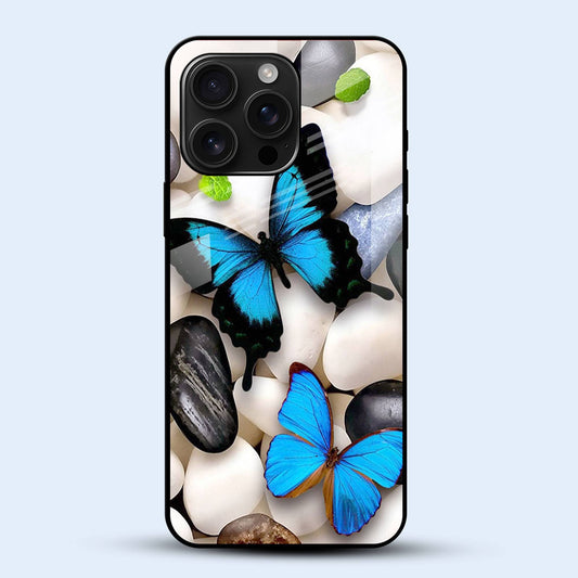 Blue Butterflies Mobile Back Cover Main Image