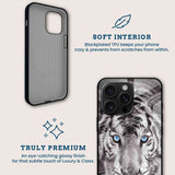 Blue Eye Tiger Mobile Back Cover Brand Image