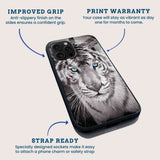 Blue Eye Tiger Mobile Back Cover Feature Image
