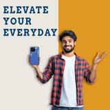 Blue Mosaic Art Mobile Back Cover Man Image
