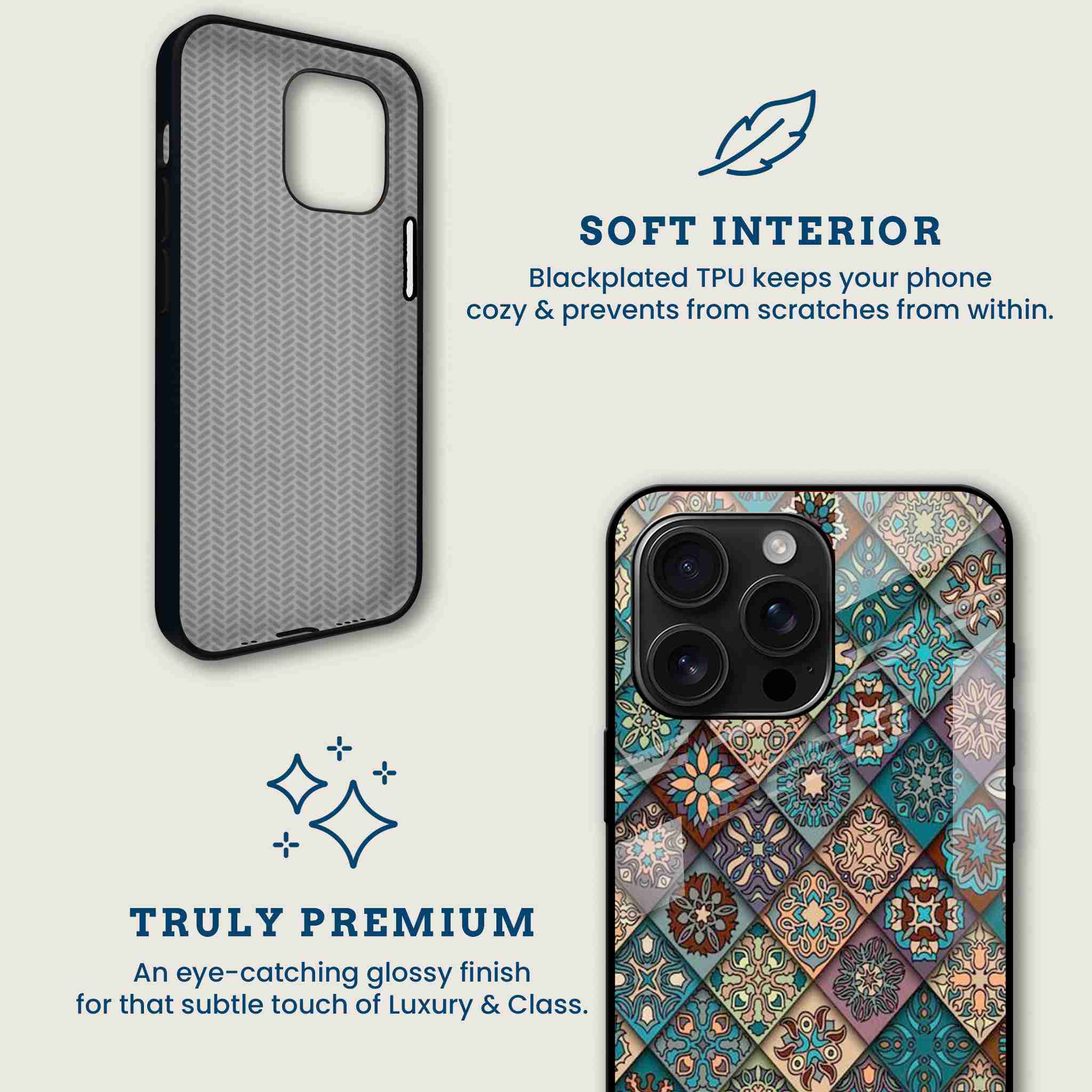 Bohemian Harmony Mobile Back Cover Brand Image