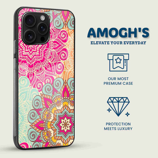 Bohemian Mandala Vibes Mobile Back Cover Side Image