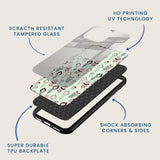 Boho Pastel Feather Mobile Back Cover Layer Image