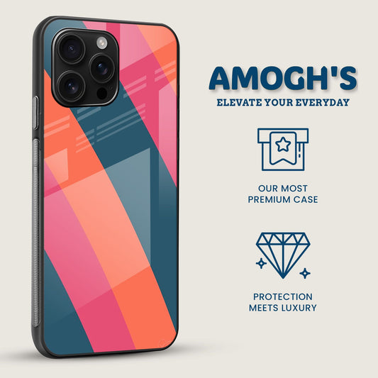 Bold Stripes Mobile Back Cover Side Image