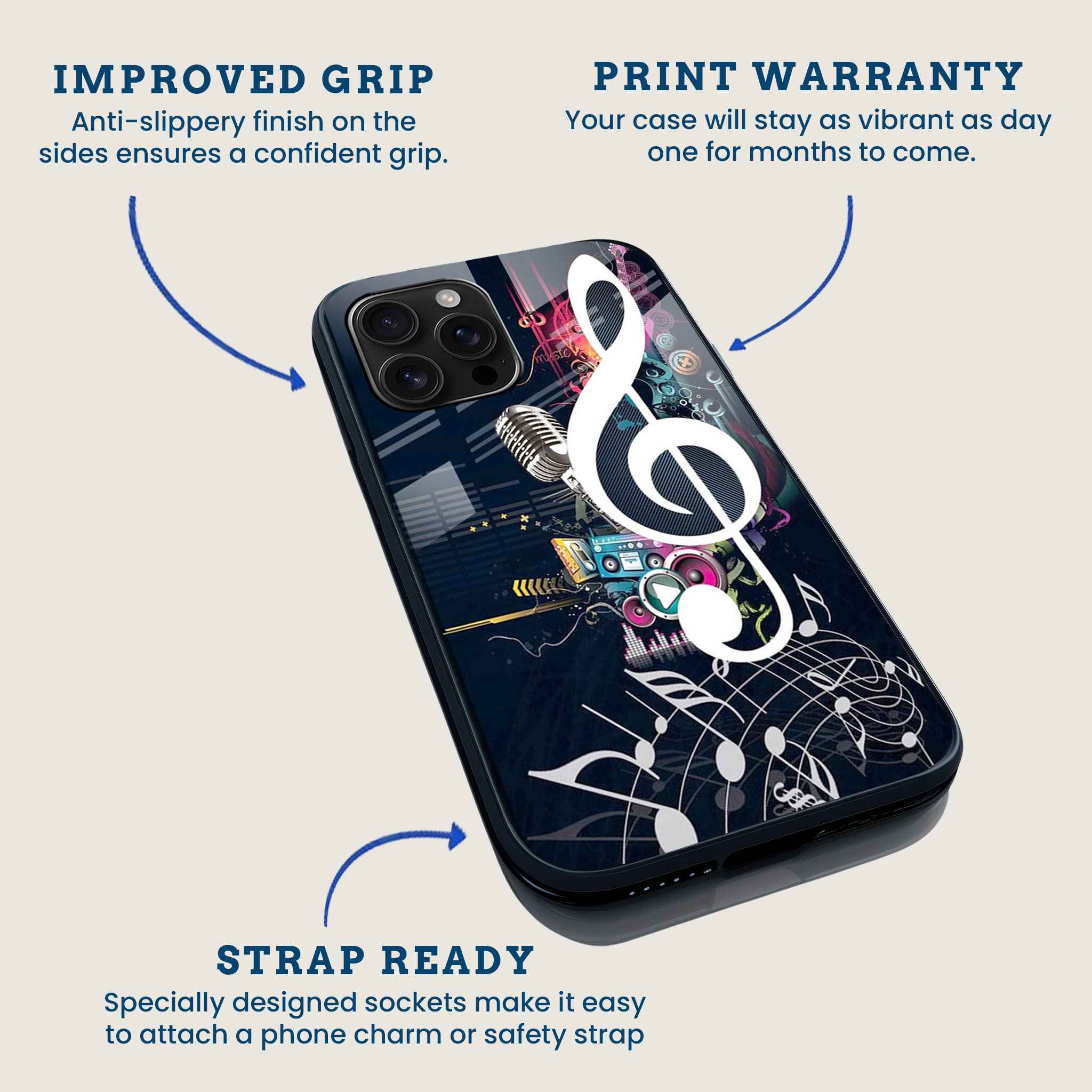 Boombox Beat Swag Mobile Back Cover Feature Image