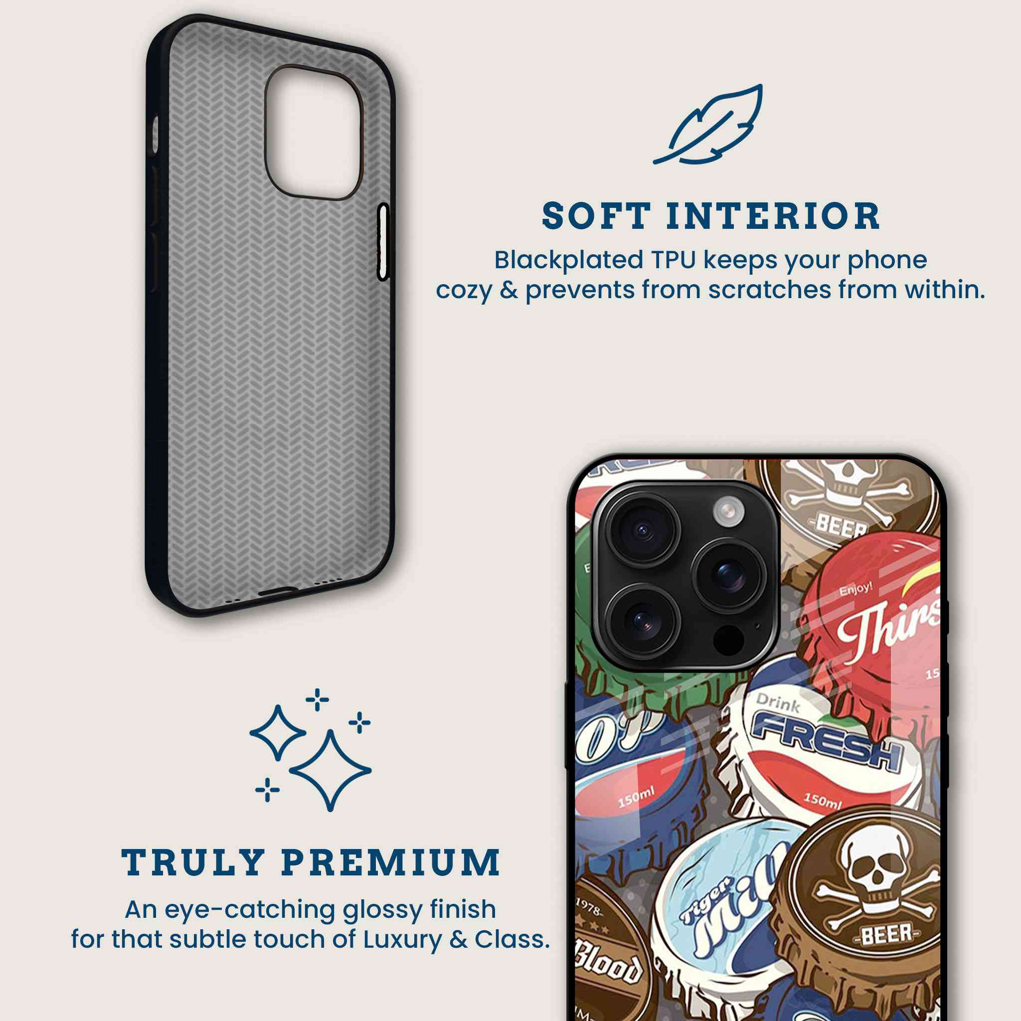 Bottle Cap Mobile Back Cover Brand Image