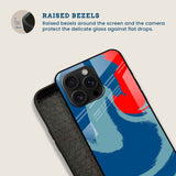Brushstroke Swirl Mobile Back Cover Bezel Image