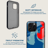 Brushstroke Swirl Mobile Back Cover Brand Image