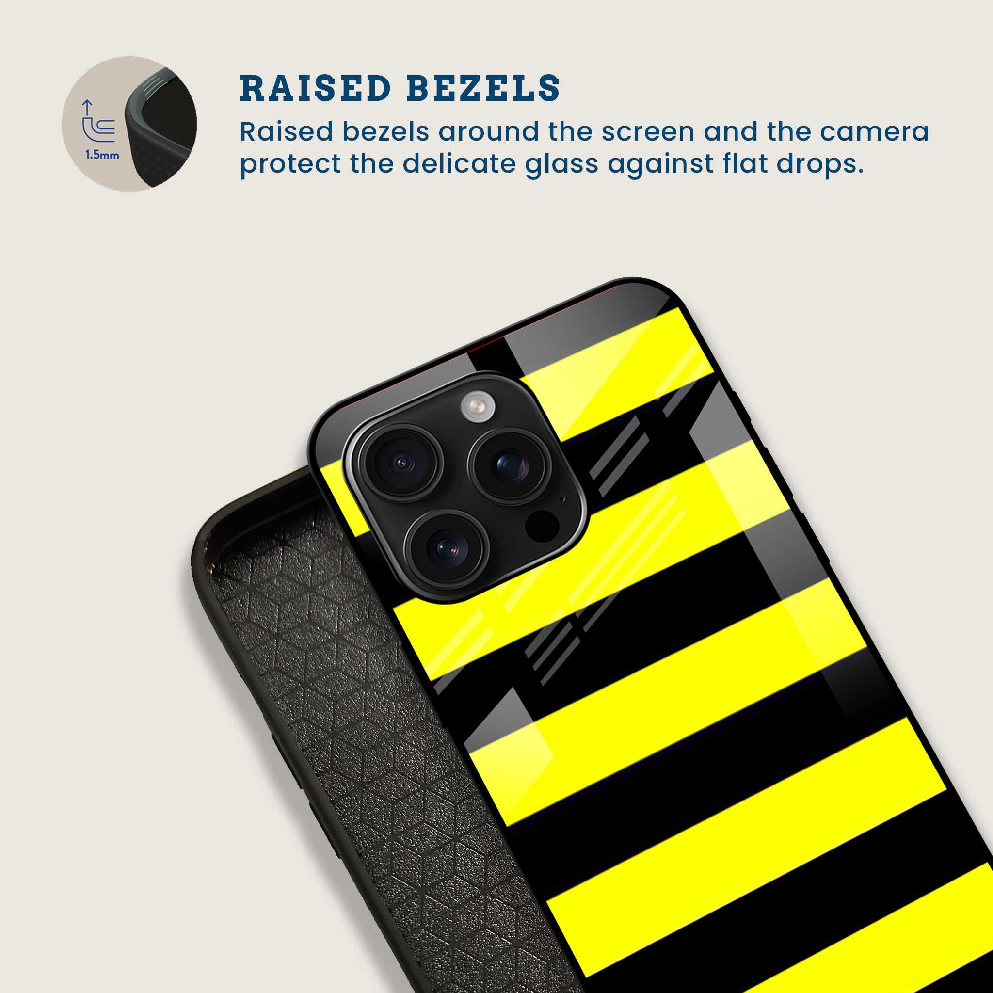 Bumble Bee Mobile Back Cover Bezel Image