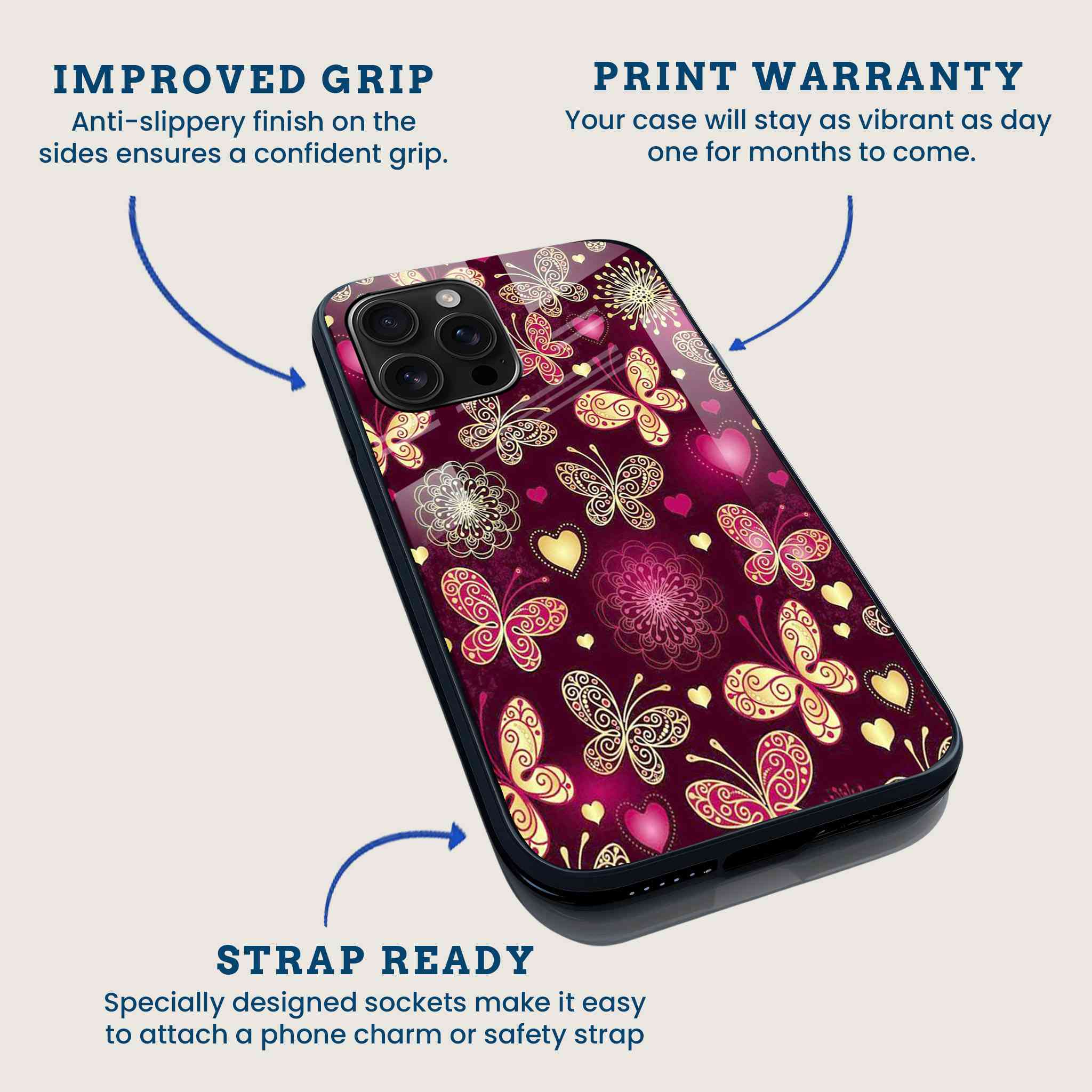 Butterfly Love Mobile Back Cover Feature Image