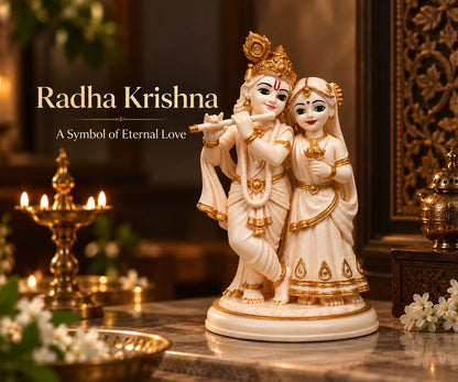 Radha Krishna | 3D Printed Decorative Idol
