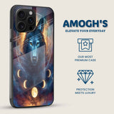 Celestial Wolf Mobile Back Cover Side Image