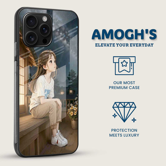 Charming Girl Mobile Back Cover Side Image