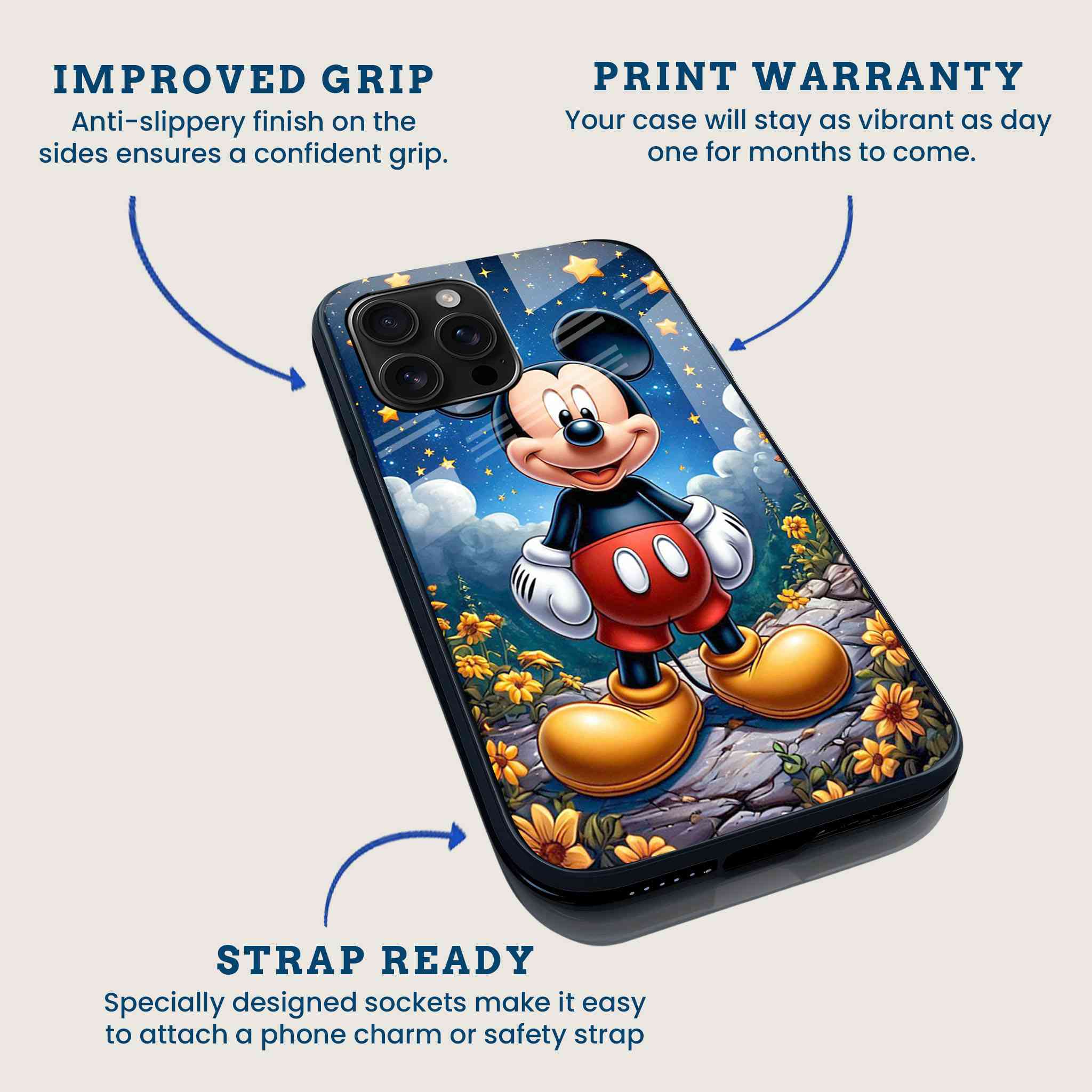 Charming Mickey Mobile Back Cover Feature Image