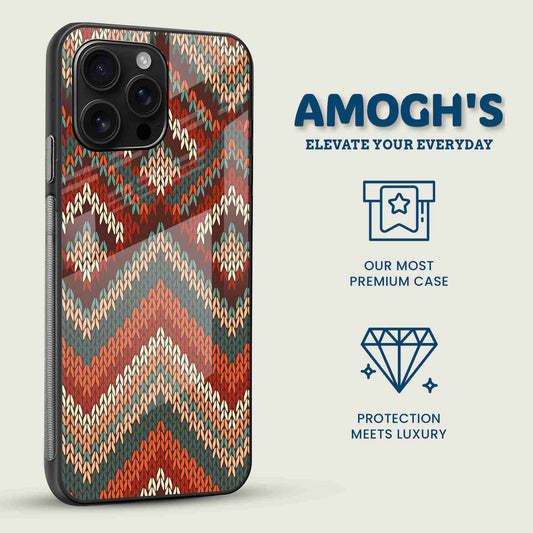 Chevron Knit Mobile Back Cover Side Image